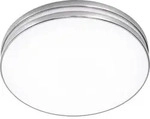 TRIO-Leuchten Deckenleuchte APART DH 41x10 cm silber Deckenlampe - Wei&szlig;