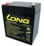 KUNG LONG Blei-Akkumulator WP5-12-M/F1, 12 V- / 5 Ah - Schwarz