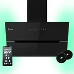 KKT KOLBE Dunstabzugshaube 80 cm 782 cbm/h Umluft Abluft Kopffrei Wandhaube Schwarz