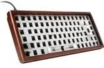 Sharkoon SKILLER SGK50 S3 Wood Barebone, Gaming-Tastatur - Braun