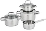 R&ouml;sle CHARM 4-teiliges Topfset 16/20/24 cm T&ouml;pfe, 16 cm Kasserolle mit...
