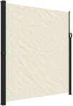 vidaXL Seitenmarkise Ausziehbar Creme 220x600 cm