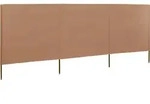 vidaXL 3-teiliges Windschutzgewebe 400 x 160 cm Taupe - Taupe