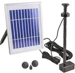 CLGarden NKASP4 Solar Springbrunnen Pumpe mit Akku LED f&uuml;r Garten Teich Brunnen