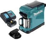 Makita DCM 501 SM Akku Kaffeemaschine 12 V max. / 18 V + 1x Akku 4,0 Ah + Ladeger&auml;t