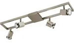 EGLO LED Deckenlampe Zeraco, 4 flammige Deckenleuchte, Deckenstrahler aus Metall,