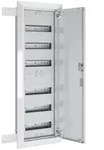 ABN Feldverteiler UP/HW T:110mm 72TE 1 x 6-Reihig f&uuml;r REG, mit Vollt&uuml;re UK16