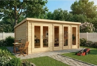Luxhut L1.1.00084.0, Luxhut Alpholz Gartenhaus Atrium-D aus Holz, Ger&auml;tehaus