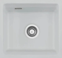 Systemceram Fl&auml;chenb&uuml;ndige Sp&uuml;le KeraDomo KARA 51 F/o in ALU mit Handbet&auml;tigung /