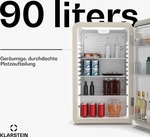 Klarstein Audrey Evo 90L Retro Mini K&uuml;hlschrank - Leise 40 dB, Kompakter