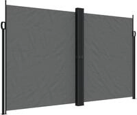 vidaXL Seitenmarkise Ausziehbar Anthrazit 200x1000 cm