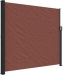 vidaXL Seitenmarkise Ausziehbar Braun 180x600 cm