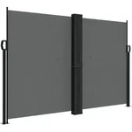vidaXL Seitenmarkise Ausziehbar Anthrazit 160x1200 cm - Grau