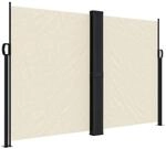 vidaXL Seitenmarkise Ausziehbar Creme 160x600 cm