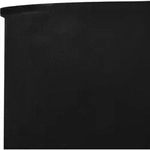 vidaXL 9-teiliges Windschutzgewebe 1200 x 160 cm Schwarz - Schwarz