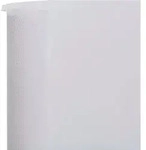 vidaXL 9-teiliges Windschutzgewebe 1200 x 80 cm Sandwei&szlig; - Wei&szlig;