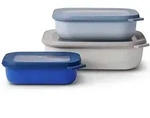 Set Multisch&uuml;ssel Cirqula rechteckig flach 3-teilig (500+1000+2000 ml) - sortiert -