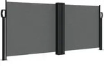 vidaXL Seitenmarkise Ausziehbar Anthrazit 100x600 cm - Grau
