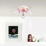 BRILLIANT LED Deckenstrahler im Prinzessinnendesign | mit warmwei&szlig;em Licht | 3