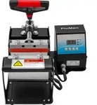 PixMax Tassenpresse Transferpresse in Schwarz mit GRATIS Sublimationspapier +...