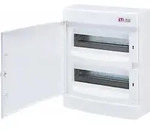 ETI Kleinverteiler Aufputz, 2-reihig, 24 Module