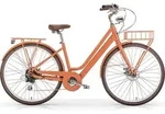 MBM Elektro-Citybike LA RUE 2.0, peach orange - Orange