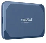 Crucial X10, 2 TB, USB Typ-C, USB 3.2 Gen 2x2, 2100 MB/s, 20 Gbit/s, Blau