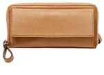 ESPRIT Geldb&ouml;rse Victoria Zip Clutch Camel hellbraun - Hellbraun