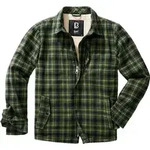 Brandit &Uuml;bergangsjacke Herren Classic Sherpa Jacket oliv/schwarz M - Schwarz/Gr&uuml;n -