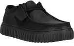 CLARKS Schn&uuml;rschuhe Torhill mit robuster gerippter Sohle 1216 Black Leather 42 -