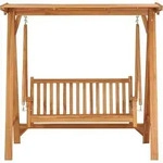 vidaXL Hollywoodschaukel 174 cm Massivholz Teak - Braun