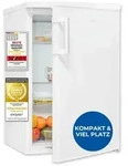 Exquisit K&uuml;hlschrank ohne Gefrierfach, 133 Liter, 3 Glasablagen, manuelle