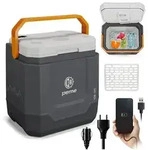 PEME Ice-on 33 Liter elektrische K&uuml;hlbox zum K&uuml;hlen und Warmhaltenm it Bluetooth
