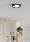 EGLO LED Deckenleuchte Fueva 6, runde Badezimmer Deckenlampe, Badlampe Decke ,