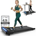 Sportstech Laufband sWalk_Lite | LED-Feedback | 1-6 km/h Geschwindigkeit - Schwarz