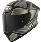 KYT TT-Revo Tourist Helm, grau matt, XS (53/54) - Grau