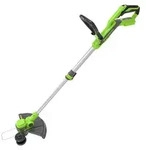 Greenworks 40V Akku Rasentrimmer & Kantenschneider mit Rad f&uuml;r...