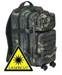 Brandit US Cooper Lasercut Medium Rucksack Farben: Camouflage - Grau