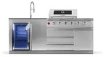SB-S1 Outdoork&uuml;che | Gasgrill | Cool-Clean - Grau