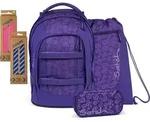 satch Pack Schulranzen-Set 5-teilig - Violett