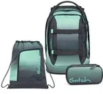 Satch, Schulrucksack-Set PACK Gradient Mint 3-teilig, ab 5. Klasse