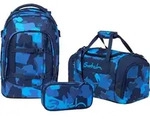 Satch Schulrucksack-Set PACK Blau 3-teilig - Blau