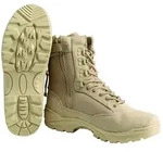 Einsatzstiefel Tactical mit Rei&szlig;verschlu&szlig; beige 9 (42) - Gr&uuml;n - 42