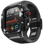 F&uuml;r Apple Watch Ultra 2 / 1 49mm Hochwertiges Silikon Arm Band Metall Geh&auml;use...