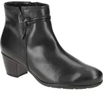 Gabor 75.522 Damen Stiefeletten - elegante Stiefelette schwarz Elegant NEU - Schwarz