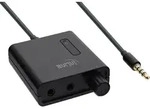 InLine Mobiler Stereo Kopfh&ouml;rer-Verst&auml;rker, mit Bass-Boost, 3,5mm Klinke, 1x IN, 90