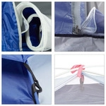 Relaxdays Pop Up Zelt Strand, Wurfzelt, 2-3 Personen, kleines Packma&szlig;, UV Schutz