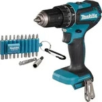 Makita DHP 485 Z Akku Schlagbohrschrauber 18 V 50 Nm Brushless + 22 tlg. Bit...
