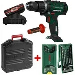 PARKSIDE 20V Schlagbohrschrauber PSBSA 20-Li C3 Akku 2 Ah+ Bosch Bohrer Set