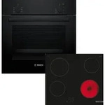 Bosch HBD211FB66, Einbau-Backofen-Set, HBF010BA1 + PKE61RAA2E, Einbau-Backofen,